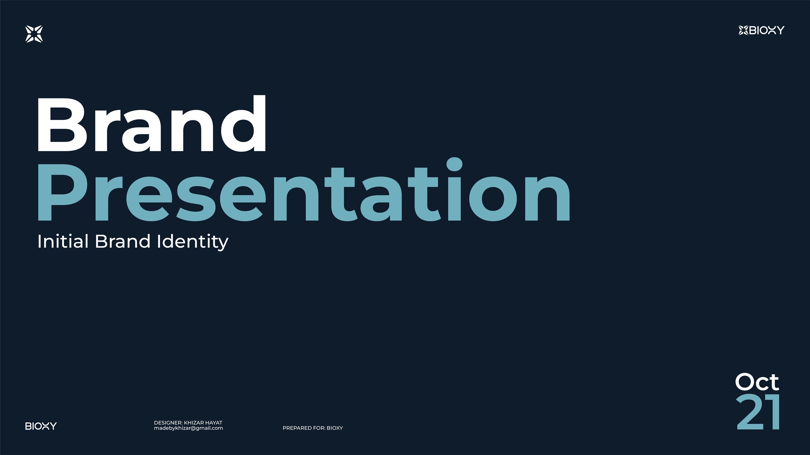 BIOXY — visual presentation slide 1